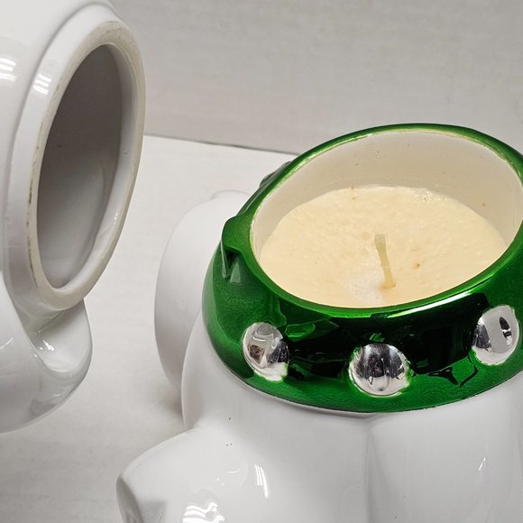 2009 Harry Slatkin Reindeer Jingles Scented Candle Signed Fresh Balsam Rare - Picture 7 of 16